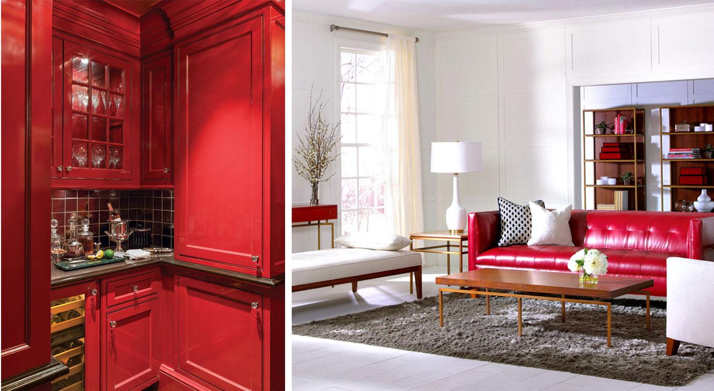 粉红色和红色的室内装饰，灵感来自情人节