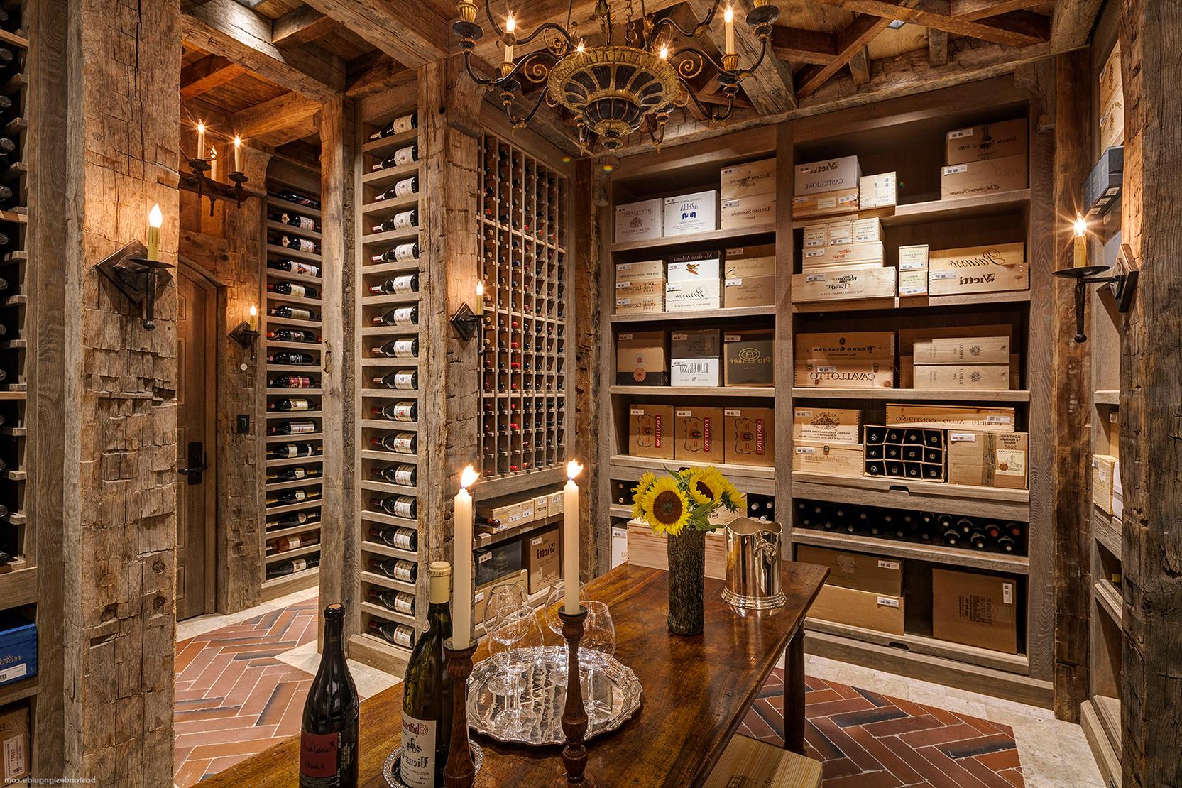 High-end custom wine cellar